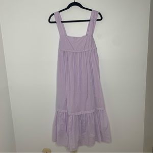 Petal & Pup lilac purple tie back cottage core  midi dress